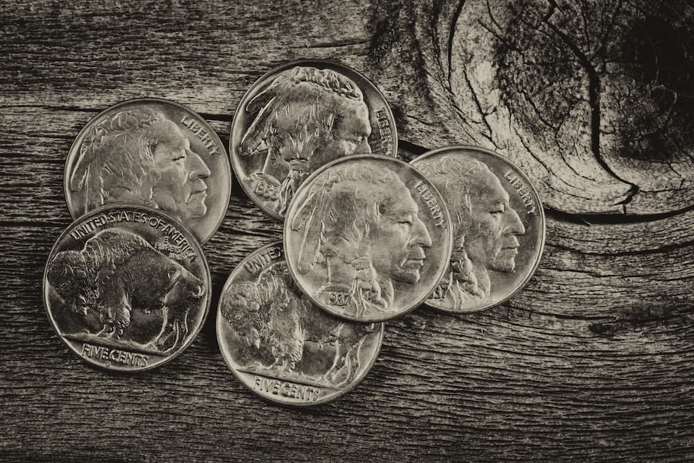 Numismatic buffalo coins