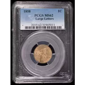 1858 1C Large Letters