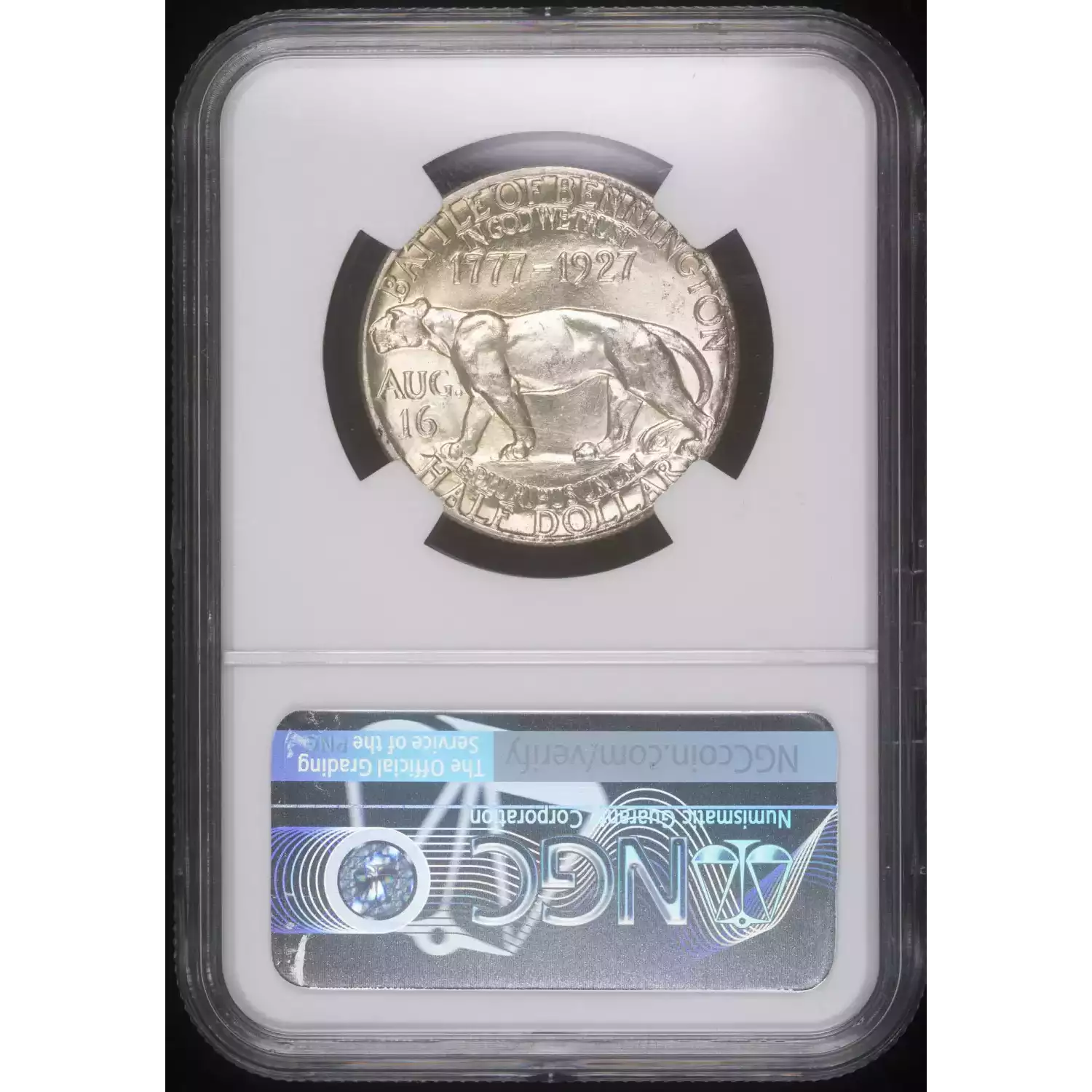 1927 Classic Commemorative Vermont Sesquicentennial NGC MS-65 VERMONT ...