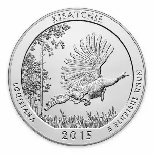 2015 5 oz Silver America the Beautiful Kisatchie National Forest (2)