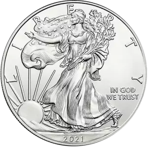 2021 1oz American Silver Eagle - Type 1 Reverse