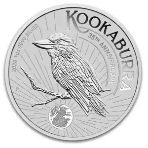2025 1oz Australian Perth Mint Silver Kookaburra  