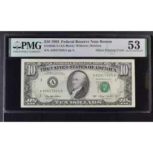 Federal Reserve Note Boston