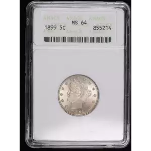 Nickel Five Cent Pieces-Liberty Head 1883-1913