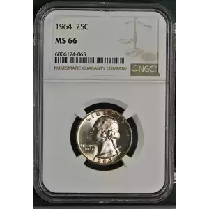 Quarter Dollars-Washington-Silver Coinage