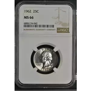 Quarter Dollars-Washington-Silver Coinage