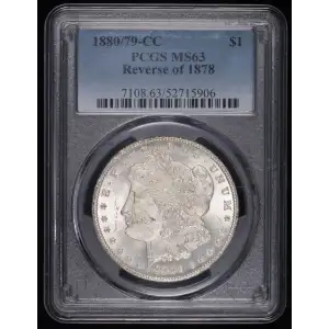 1880/79-CC $1 Reverse of 1878