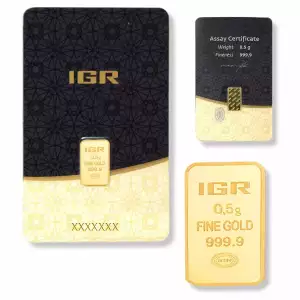 1/2 Gram Gold Bar Generic