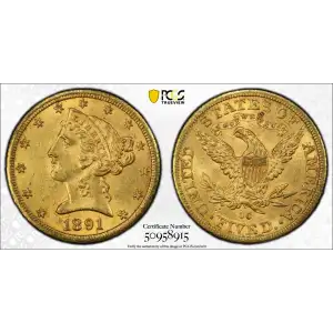 1891-CC $5