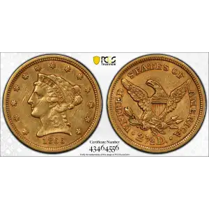 1866-S $2.50