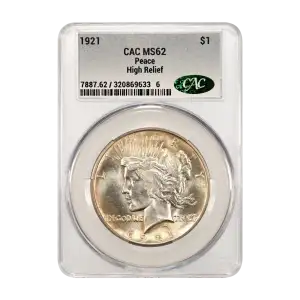 1921 Peace $1 High Relief (2)