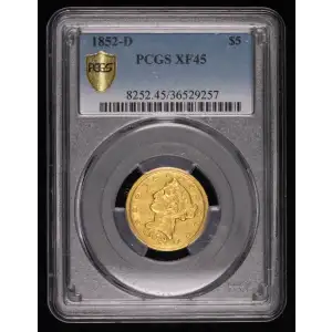 1852-D $5 (2)
